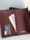 Шкіряний гаманець-клатч у вишуканому бордовому забарвленні | 6528284 | фото 2