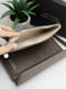 Шкіряний гаманець-клатч у вишуканому кавовому забарвленні | 6528285 | фото 7