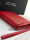 Красный кожаный кошелек-клатч с ручкой-петлей | 6528286 | фото 4