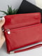 Красный кожаный кошелек-клатч с ручкой-петлей | 6528286 | фото 6