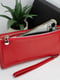 Красный кожаный кошелек-клатч с ручкой-петлей | 6528286 | фото 8