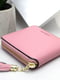 Компактний рожевий гаманець, прикрашений пензликом | 6528295 | фото 4