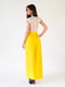 Сукня-максі біло-жовта з вирізом | 5035095 | фото 3