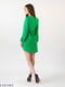 Сукня зелена з повітряними рукавами | 5035117 | фото 3