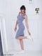 Спокусливе сіре плаття-футляр | 5036420 | фото 3