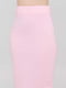 Трикотажный костюм: топ и прямая юбка розовый | 6533116 | фото 3