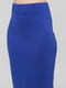 Трикотажный костюм: топ и прямая юбка синий | 6533122 | фото 3