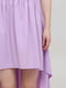 Асиметрична бузкова сукня зі шлейфом | 6533227 | фото 3