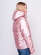 Куртка рожева середньої довжини | 6528398 | фото 2
