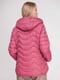Куртка розовая утеплена тонким слоем холлофайбера | 6529098 | фото 5