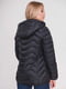 Куртка черная утеплена тонким слоем холлофайбера | 6529101 | фото 5