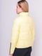 Коротка стьобана куртка жовта | 6529166 | фото 2