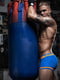 Трусы-боксеры синие с лого | 6529335 | фото 5