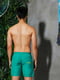 Зелені пляжні шорти із сіткою-підкладкою | 6530593 | фото 4
