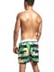 Пляжні шорти зелені з принтом | 6530596 | фото 2