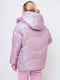 Куртка с синтетическим утеплителем розовая | 6531319 | фото 2