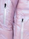 Куртка с синтетическим утеплителем розовая | 6531319 | фото 3