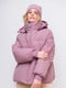 Куртка розовая стеганая с синтетическим утеплителем | 6531339 | фото 4