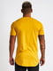 Жовта футболка з принтом | 6531957 | фото 4