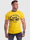 Жовта футболка з принтом | 6531963 | фото 3