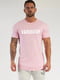 Рожева футболка з принтом | 6532078 | фото 2