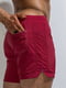 Бордові пляжні шорти із сіткою-підкладкою | 6532348 | фото 3