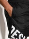Чорні пляжні шорти із сіткою-підкладкою | 6532466 | фото 4