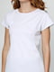 Бавовняна спортивна футболка білого кольору | 6532585 | фото 3