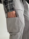 Серые брюки с карманами | 6533111 | фото 3