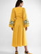 Льняна жовта сукня-вишиванка “Любимівка” | 6547255 | фото 3