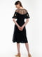 Чорна льняна сукня-вишиванка “Ягідка” | 6547267 | фото 2