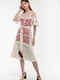 Льняна сукня-вишиванка молочного кольору “Ягідка” | 6547270 | фото 2