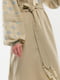 Льняна бежева сукня-вишиванка “Спадок”, оздоблена орнаментом Полтавського регіону | 6547282 | фото 4