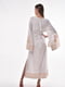 Льняна сукня-вишиванка молочного кольору «Княжна» | 6547311 | фото 2
