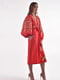 Червона льняна сукня-вишиванка «Знахідка» | 6547317 | фото 4
