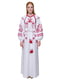 Біла льняна сукня-вишиванка «Громовиця» | 6547323