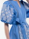 Льняна сукня-вишиванка блакитного кольору “Милося” | 6547264 | фото 4
