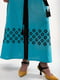 Льняна сукня-вишиванка бірюзового кольору “Долина” | 6547240 | фото 5