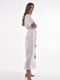 Біла льняна сукня-вишиванка «Княжна» | 6547332 | фото 3