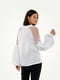 Біла льняна блуза-вишиванка “Марево” | 6547460 | фото 3