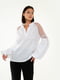 Біла льняна блуза-вишиванка “Марево” | 6547460 | фото 4