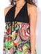 Сукня оригінального забарвлення з однотонним ліфом | 350557 | фото 3