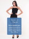 Сукня чорна декорована | 372342 | фото 4