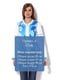 Куртка молочно-блакитного кольору в принт | 1048130 | фото 4