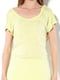 Платье салатовое с поясом-завязкой и накладными карманами | 1099781 | фото 3