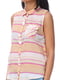 Блуза трехцветная в полоску | 1257373 | фото 3