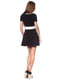 Сукня чорна з контрастним оздобленням | 1257428 | фото 2