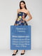 Сукня синя в принт | 3106012 | фото 4