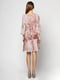 Платье розовое с принтом | 3240540 | фото 2