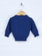 Пуловер синього кольору з принтом | 3243124 | фото 2